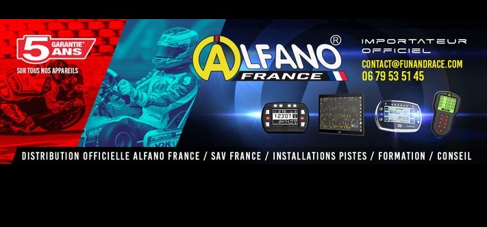 <i>Fun and Race est galement importateur ALFANO. Retrouvez toute la gamme ALFANO et ses accssoires sur le site www.alfano-chrono.com. Cliquez sur cette photo pour accder au site.</i>